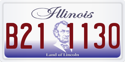 IL license plate B211130