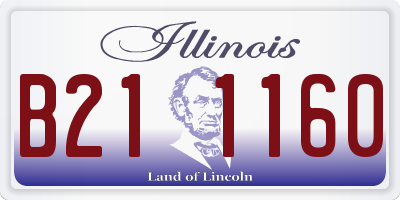 IL license plate B211160
