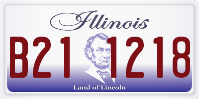 IL license plate B211218