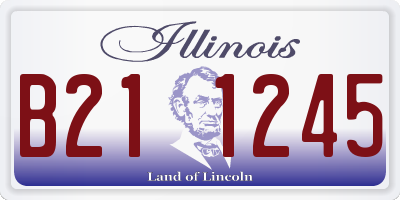 IL license plate B211245