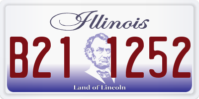 IL license plate B211252