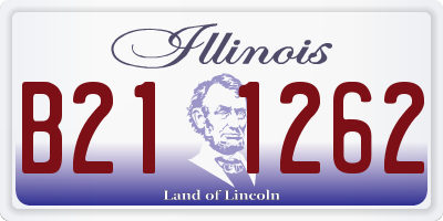 IL license plate B211262
