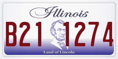 IL license plate B211274