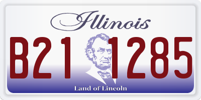 IL license plate B211285