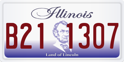 IL license plate B211307