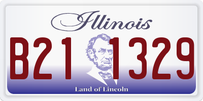 IL license plate B211329