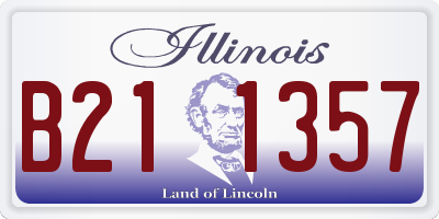 IL license plate B211357
