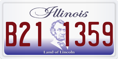 IL license plate B211359