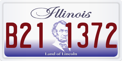 IL license plate B211372