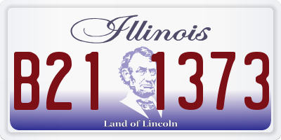 IL license plate B211373