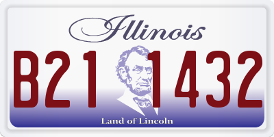 IL license plate B211432
