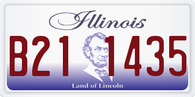 IL license plate B211435