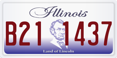 IL license plate B211437