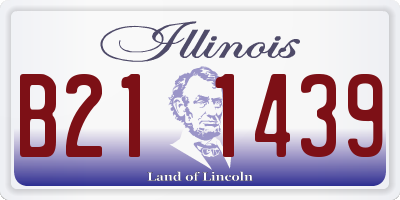 IL license plate B211439