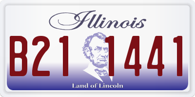 IL license plate B211441