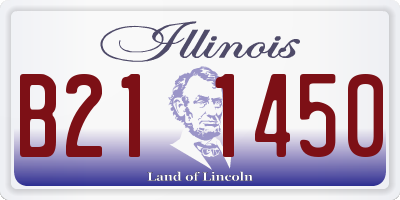 IL license plate B211450