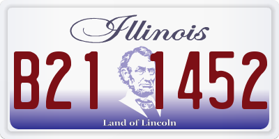 IL license plate B211452