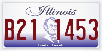 IL license plate B211453