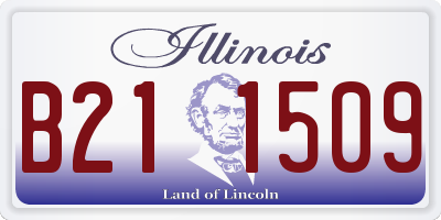 IL license plate B211509
