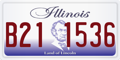 IL license plate B211536
