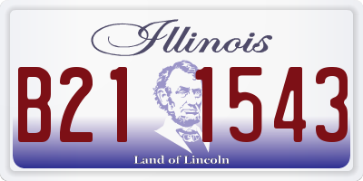 IL license plate B211543