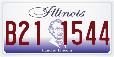 IL license plate B211544