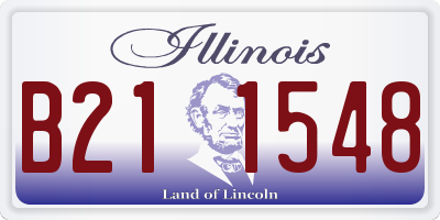 IL license plate B211548
