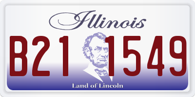 IL license plate B211549