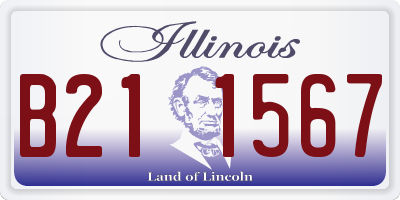 IL license plate B211567
