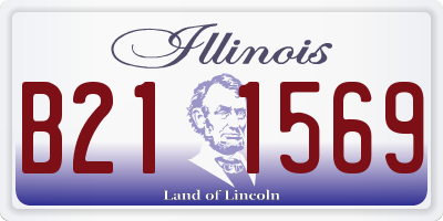 IL license plate B211569