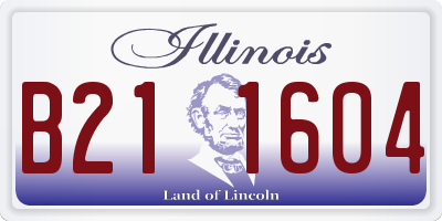 IL license plate B211604