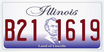 IL license plate B211619