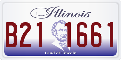 IL license plate B211661
