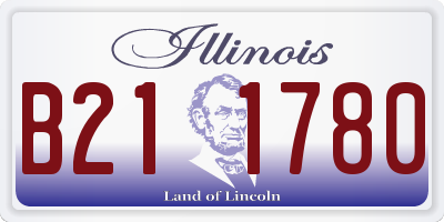 IL license plate B211780