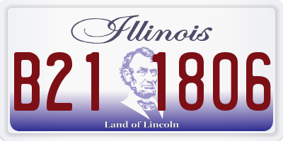 IL license plate B211806