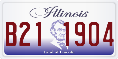 IL license plate B211904