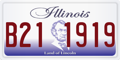 IL license plate B211919