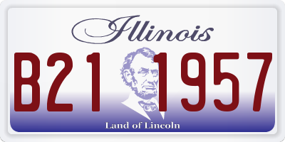 IL license plate B211957