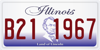 IL license plate B211967