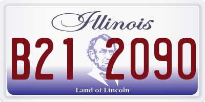 IL license plate B212090