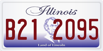 IL license plate B212095