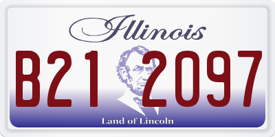 IL license plate B212097