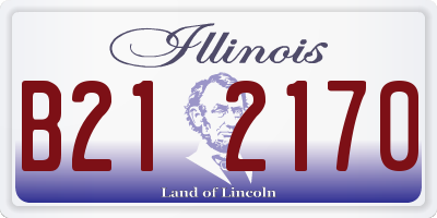 IL license plate B212170