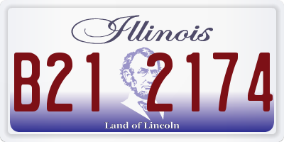 IL license plate B212174