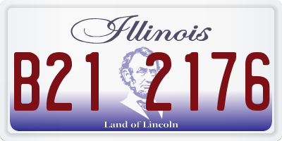 IL license plate B212176