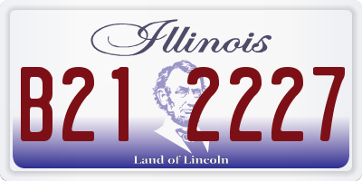 IL license plate B212227