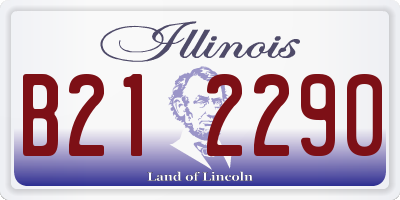 IL license plate B212290