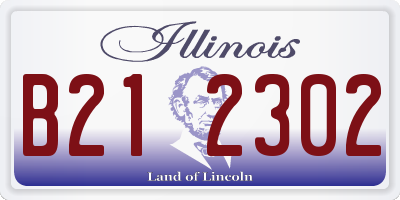 IL license plate B212302