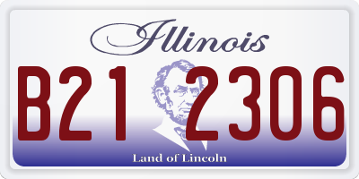 IL license plate B212306