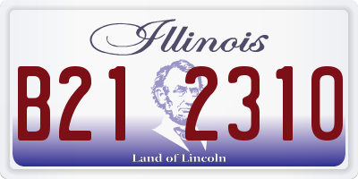 IL license plate B212310
